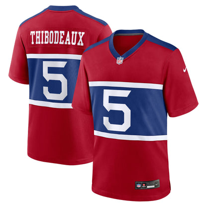 Youth New York Giants Kayvon Thibodeaux Nike Red Game Jersey
