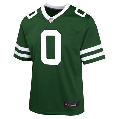 Youth New York Jets Braelon Allen Nike Green Team Game Jersey
