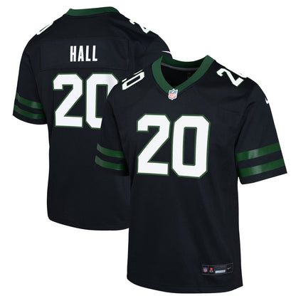 Youth New York Jets Breece Hall Nike Black Game Jersey