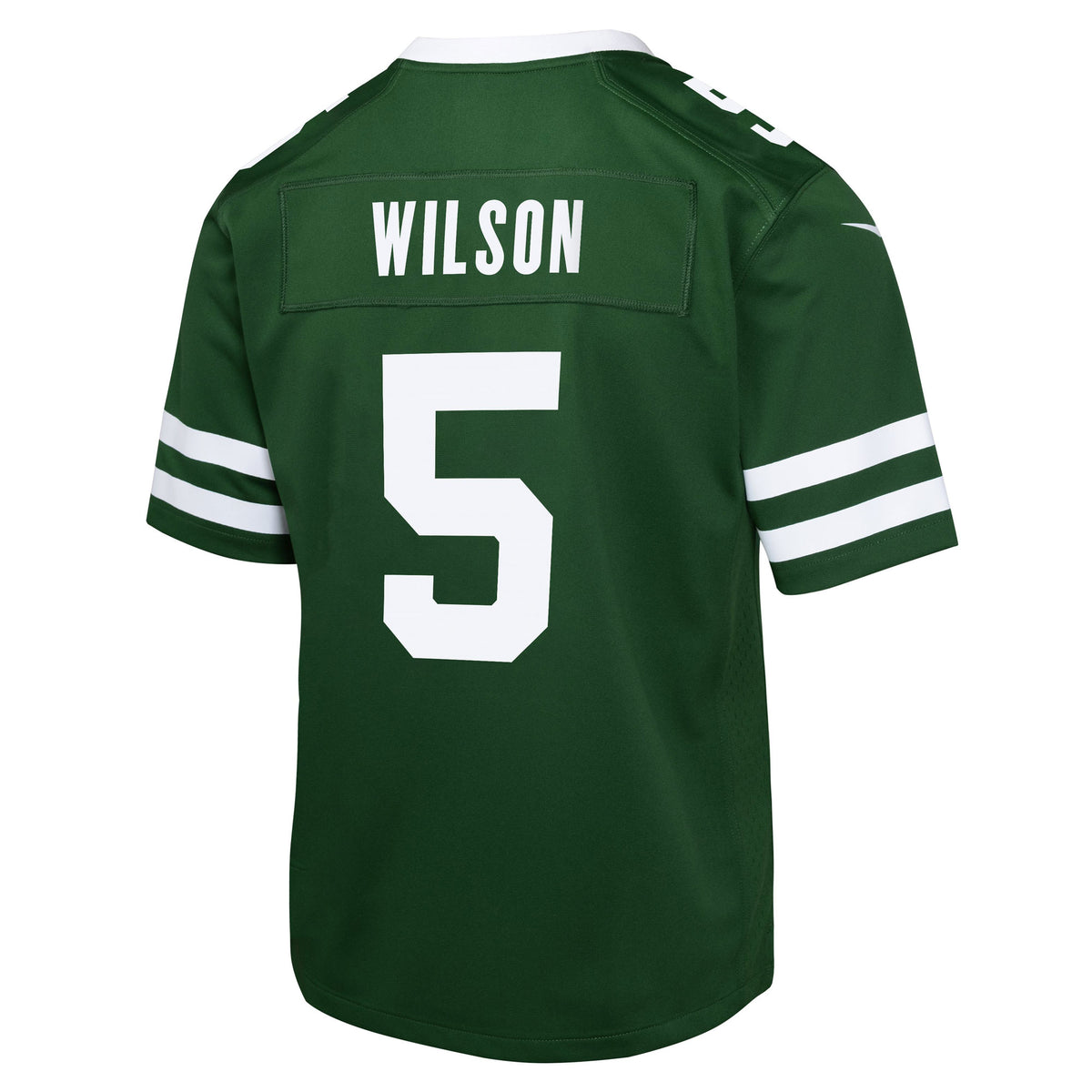 Youth New York Jets Garrett Wilson Nike Green Game Jersey