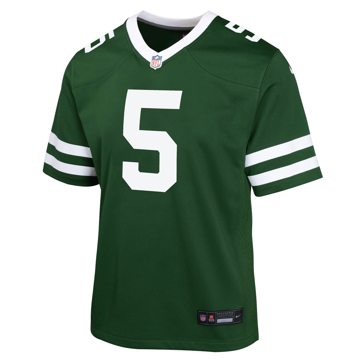Youth New York Jets Garrett Wilson Nike Green Game Jersey