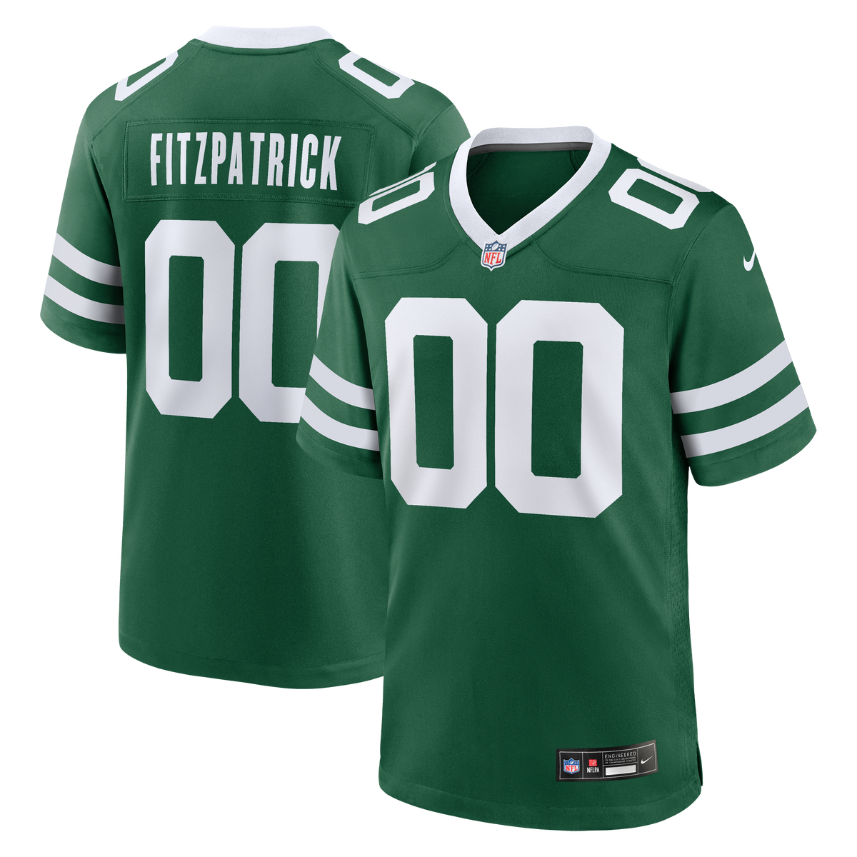 Youth New York Jets Minkah Fitzpatrick Nike Legacy Green Game Jersey