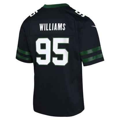 Youth New York Jets Quinnen Williams Nike Black Game Jersey