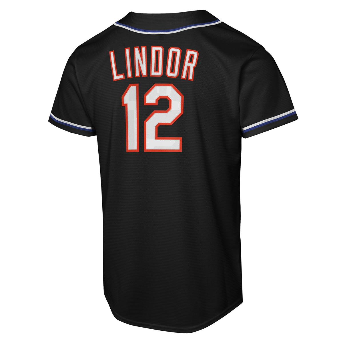 Youth New York Mets Francisco Lindor Nike Black Fashion Replica Player Jersey