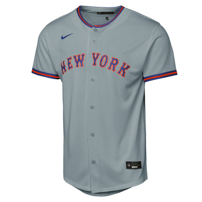 Youth New York Mets Juan Soto Nike Gray Road Replica Jersey