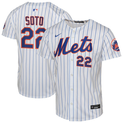 Youth New York Mets Juan Soto Nike White Home Limited Player Jersey