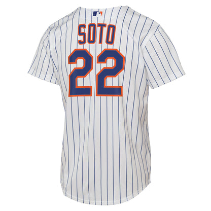 Youth New York Mets Juan Soto Nike White Home Replica Player Jersey