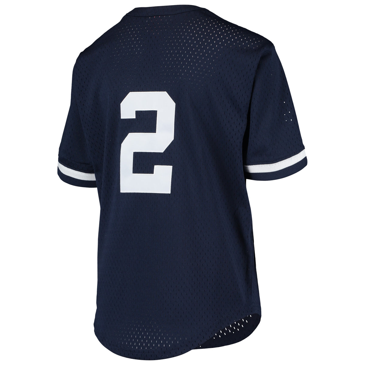 Youth New York Yankees Derek Jeter Mitchell & Ness Navy Cooperstown Collection Mesh Batting Practice Jersey
