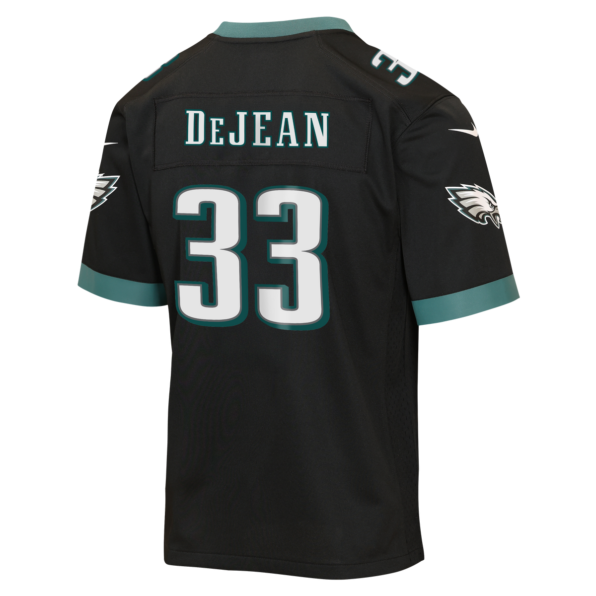 Youth Philadelphia Eagles Cooper DeJean Nike Black Alternate Game Jersey