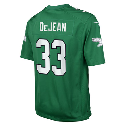 Youth Philadelphia Eagles Cooper DeJean Nike Kelly Green Alternate Game Jersey