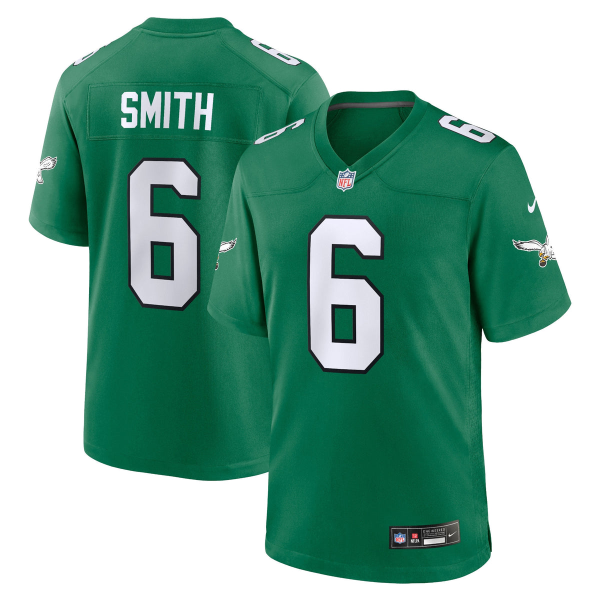 Youth Philadelphia Eagles DeVonta Smith Nike Kelly Green Game Jersey