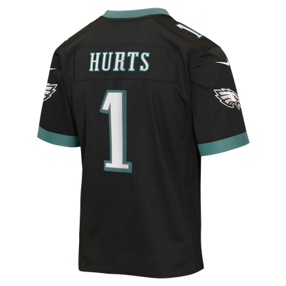 Youth Philadelphia Eagles Jalen Hurts Nike Black Alternate Game Jersey