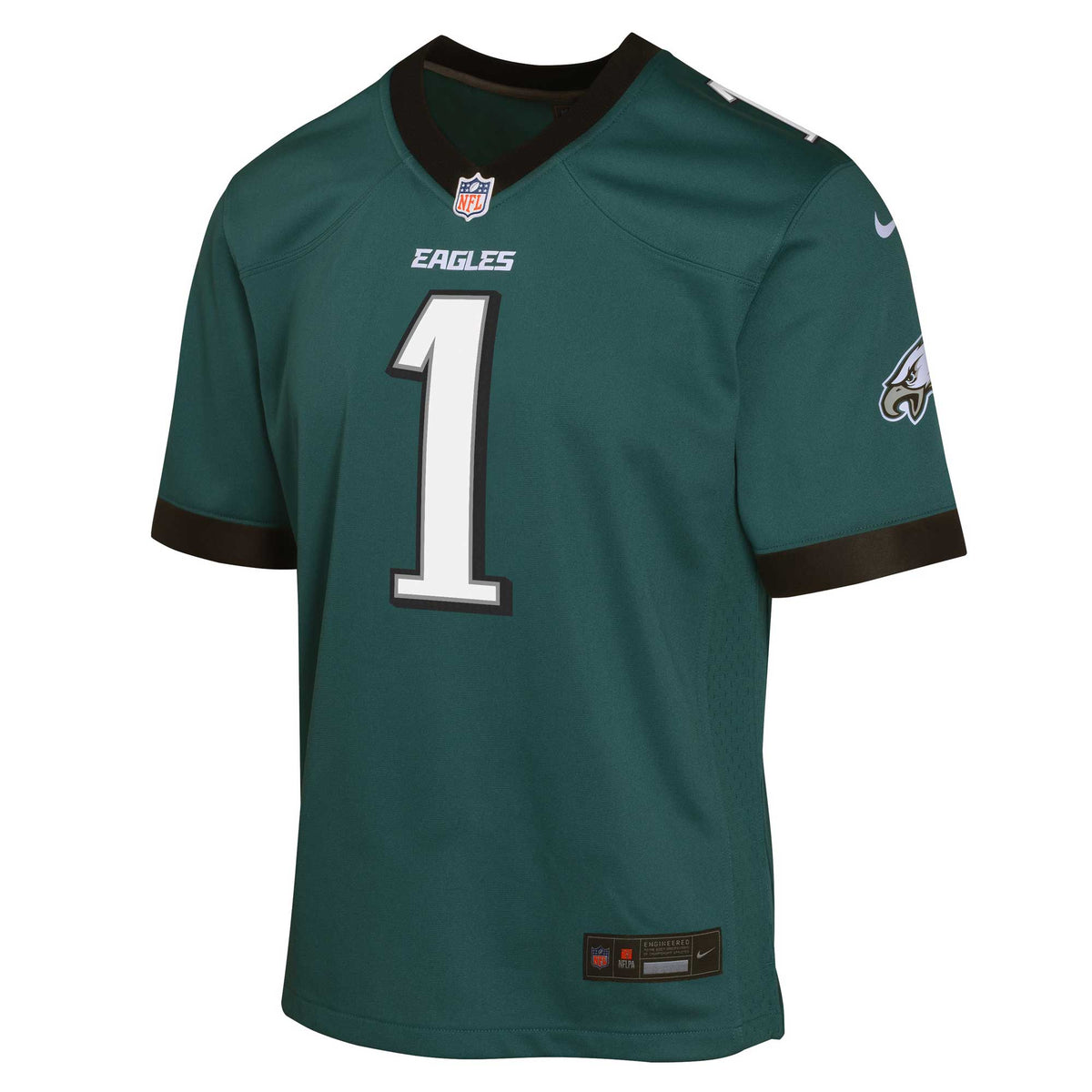 Youth Philadelphia Eagles Jalen Hurts Nike Green Game Jersey