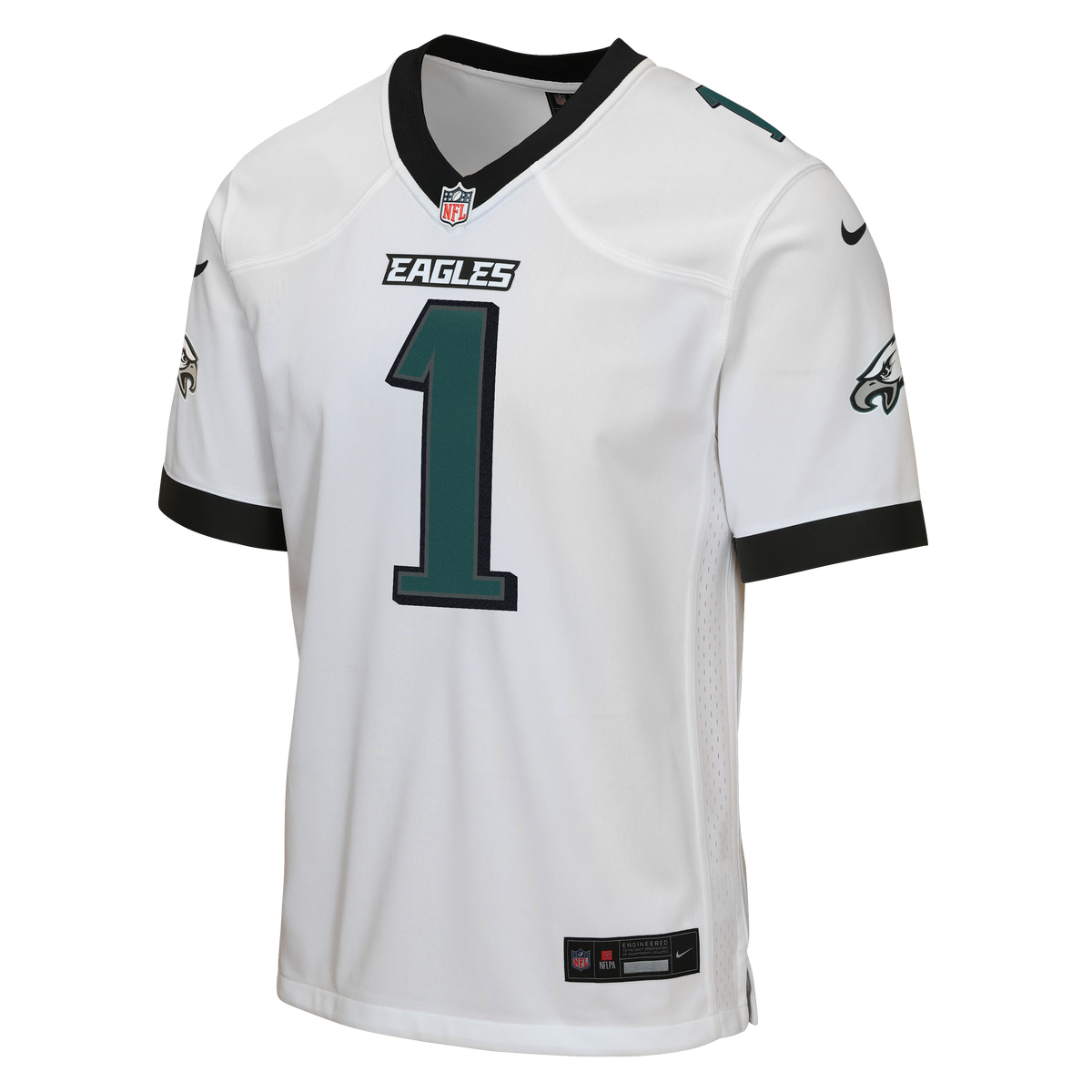 Youth Philadelphia Eagles Jalen Hurts Nike White Game Jersey