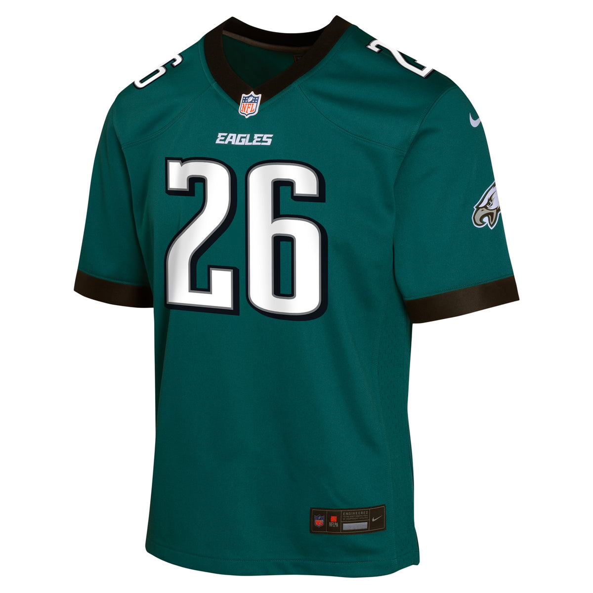 Youth Philadelphia Eagles Saquon Barkley Nike Green Game Jersey