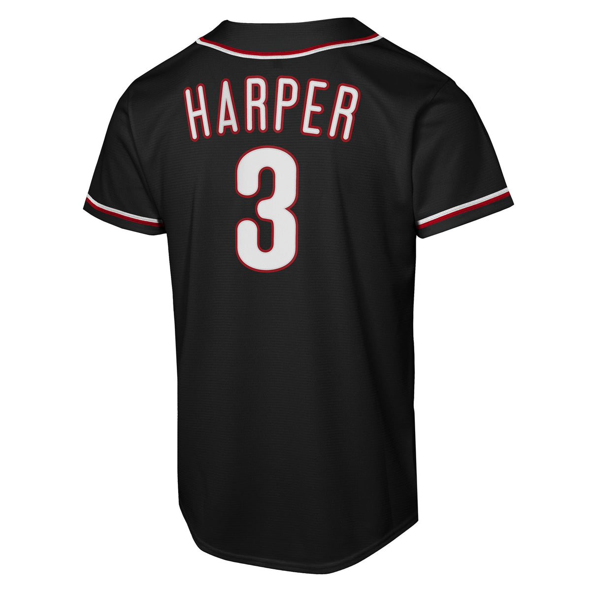 Youth Philadelphia Phillies Bryce Harper Nike Black Fashion Replica Player Jersey