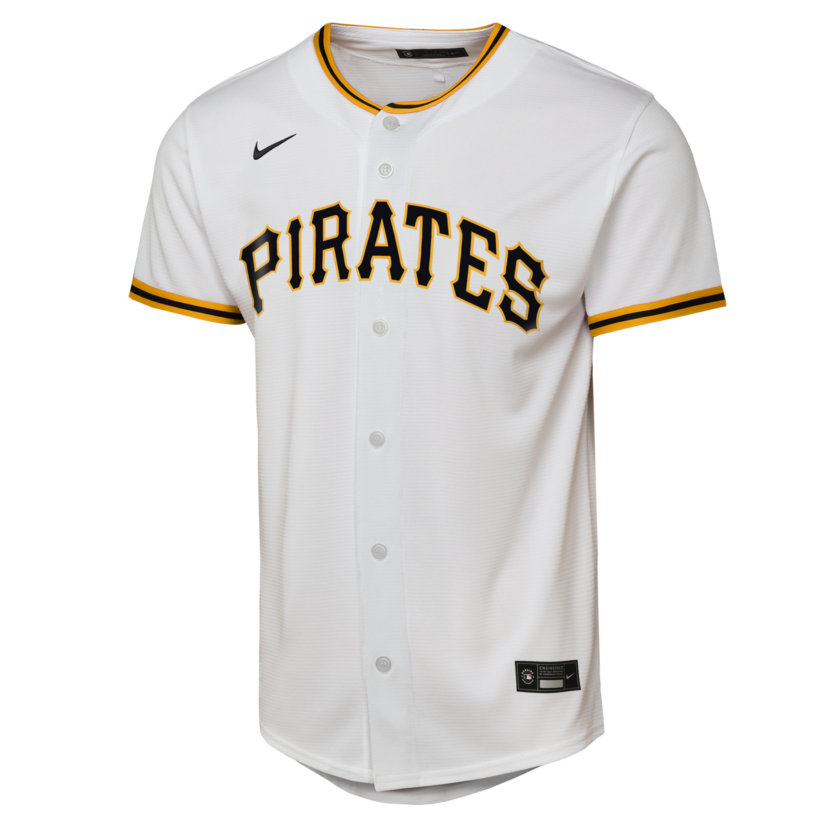 Youth Pittsburgh Pirates Konnor Griffin Nike White Home Replica Jersey