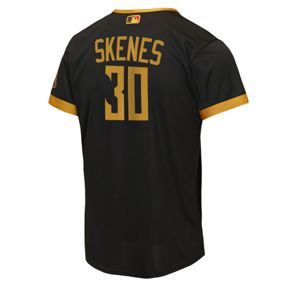 Youth Pittsburgh Pirates Paul Skenes Nike Black 2026 City Connect Stadium Jersey