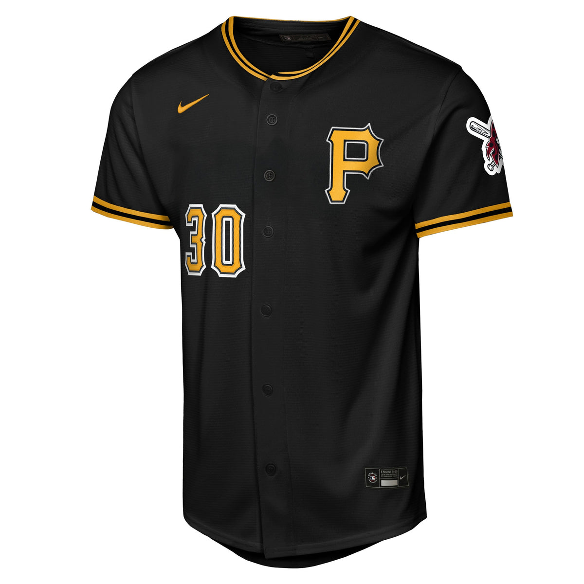Youth Pittsburgh Pirates Paul Skenes Nike Black Alternate Stadium Jersey
