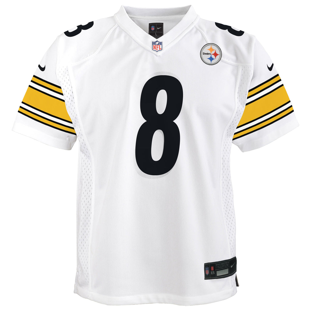 Youth Pittsburgh Steelers Aaron Rodgers Nike White Game Jersey