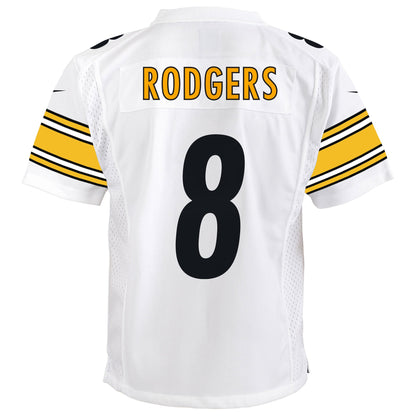 Youth Pittsburgh Steelers Aaron Rodgers Nike White Game Jersey