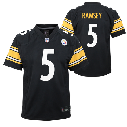 Youth Pittsburgh Steelers Jalen Ramsey Nike Black Team Game Jersey