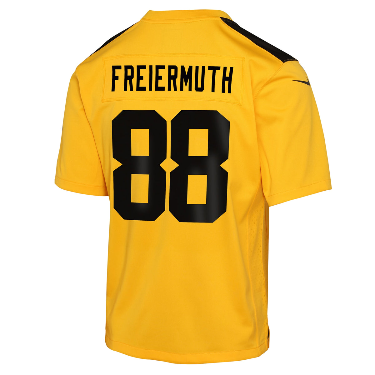 Youth Pittsburgh Steelers Pat Freiermuth Nike Gold Alternate 1933 Throwback Game Jersey