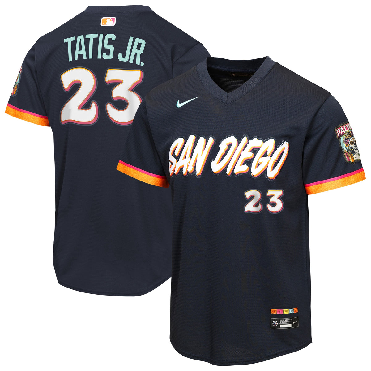 Youth San Diego Padres Fernando Tatis Jr. Nike Obsidian 2026 City Connect Stadium Jersey