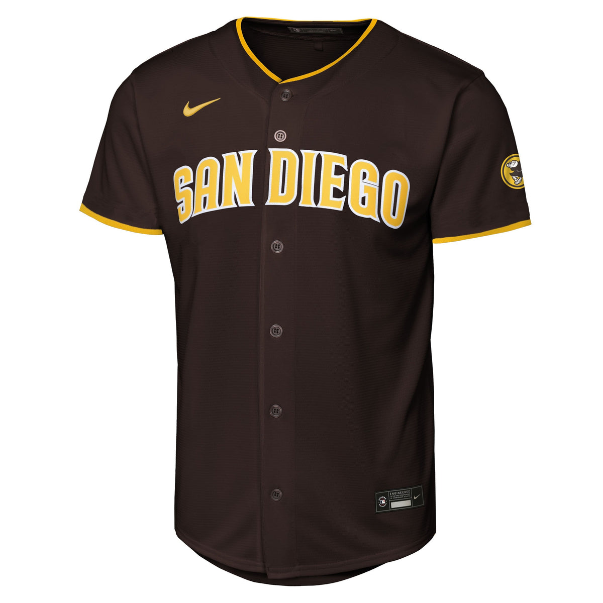 Youth San Diego Padres Nike Brown Home Stadium Jersey