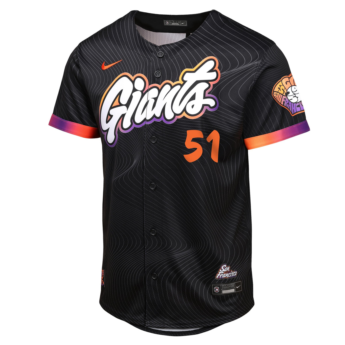 Youth San Francisco Giants Jung Hoo Lee Nike Anthracite 2025 City Connect Limited Player Jersey