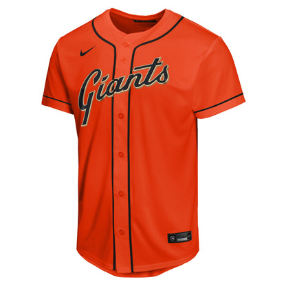 Youth San Francisco Giants Jung Hoo Lee Nike Orange Alternate Replica Jersey