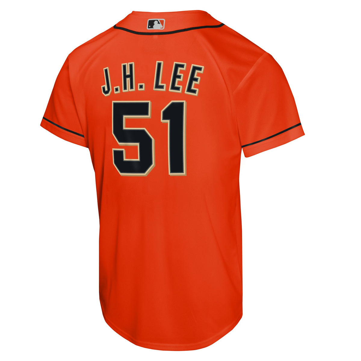 Youth San Francisco Giants Jung Hoo Lee Nike Orange Alternate Replica Jersey