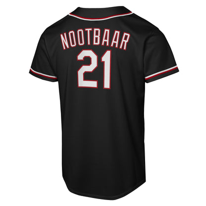 Youth St. Louis Cardinals Lars Nootbaar Nike Black Fashion Replica Player Jersey