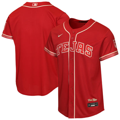 Youth Texas Rangers Nike Red 2026 City Connect Stadium Jersey