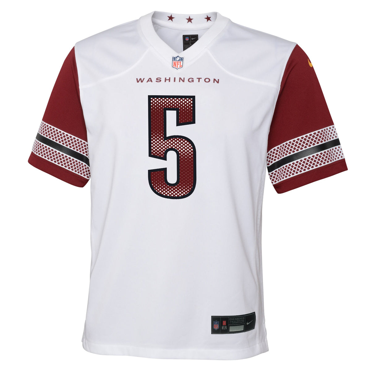 Youth Washington Commanders Jayden Daniels Nike White Game Jersey