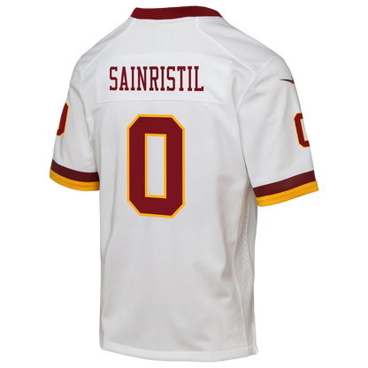 Youth Washington Commanders Mike Sainristil Nike White Alternate 2 Game Jersey