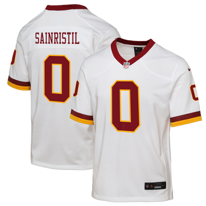 Youth Washington Commanders Mike Sainristil Nike White Alternate 2 Game Jersey