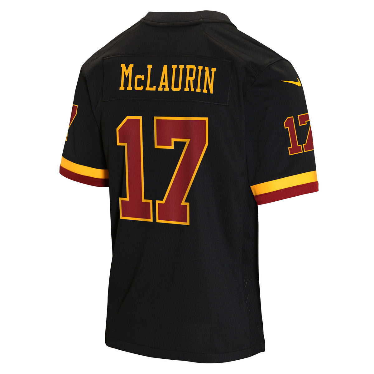 Youth Washington Commanders Terry McLaurin Nike Black Hail Raiser Alternate Game Jersey