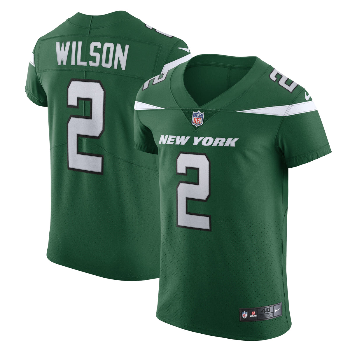 Zach Wilson New York Jets Nike Vapor Elite Jersey Gotham Green