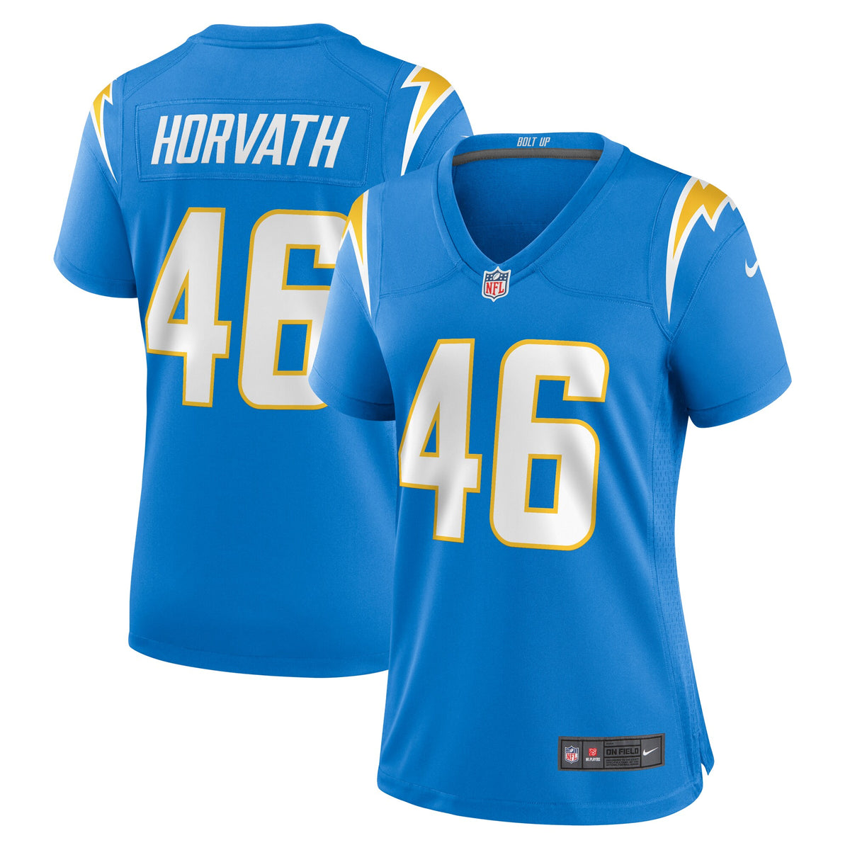 Zander Horvath Los Angeles Chargers Nike Women's Game Jersey Powder Blue