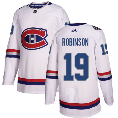 Adidas Canadiens 19 Larry Robinson White Authentic 2017 100 Classic Stitched Nhl Jersey