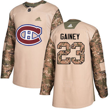 Adidas Canadiens 23 Bob Gainey Camo Authentic 2017 Veterans Day Stitched Nhl Jersey