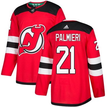 Adidas Devils 21 Kyle Palmieri Red Home Authentic Stitched Nhl Jersey