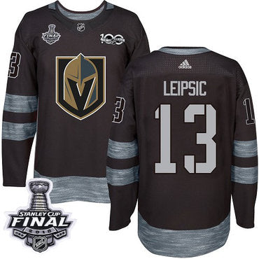 Adidas Golden Knights 13 Brendan Leipsic Black 1917 2017 100th Anniversary 2018 Stanley Cup Final Stitched Nhl Jersey