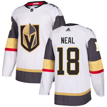 Adidas Golden Knights 18 James Neal White Road Authentic Stitched Nhl Jersey