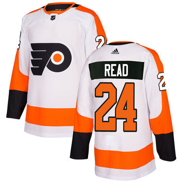 Adidas Philadelphia Flyers 24 Matt Read White Authentic Stitched Nhl Jersey
