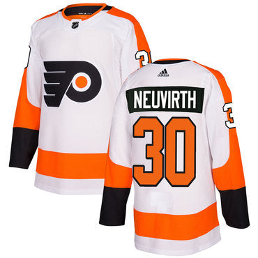 Adidas Philadelphia Flyers 30 Michal Neuvirth White Authentic Stitched Nhl Jersey