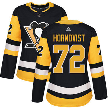Adidas Pittsburgh Penguins 72 Patric Hornqvist Black Home Authentic Womens Stitched Nhl Jersey