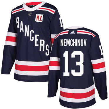Adidas Rangers 13 Sergei Nemchinov Navy Blue Authentic 2018 Winter Classic Stitched Nhl Jersey