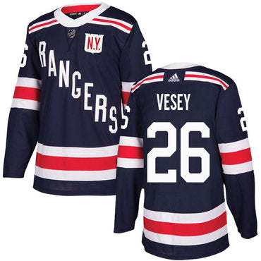 Adidas Rangers 26 Jimmy Vesey Navy Blue Authentic 2018 Winter Classic Stitched Nhl Jersey